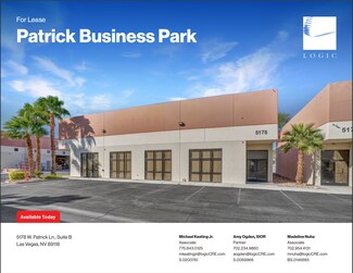 Plus de détails pour 5178 W Patrick Ln, Las Vegas, NV - Industriel/Logistique à louer