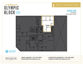 101 Yesler Way, Seattle, WA à louer Plan d’étage– Image 1 sur 1