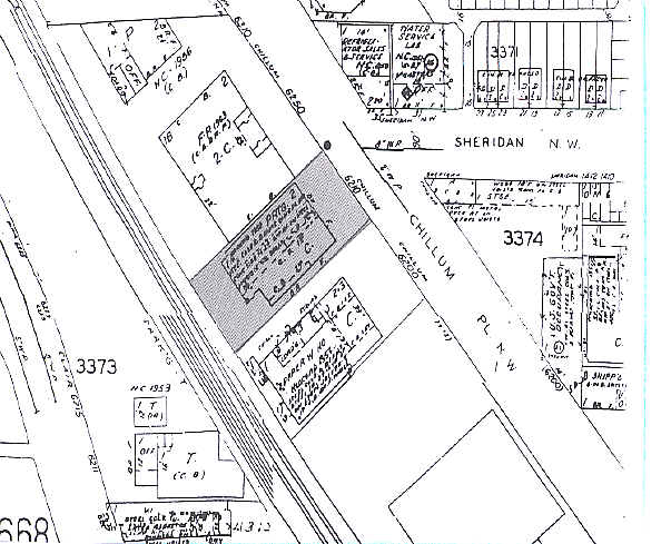 6210 Chillum Pl NW, Washington, DC à louer - Plan cadastral – Image 2 sur 3