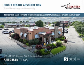 Plus de détails pour NEC of N US Hwy 75 & E Lamberth Rd, Sherman, TX - Local commercial à vendre