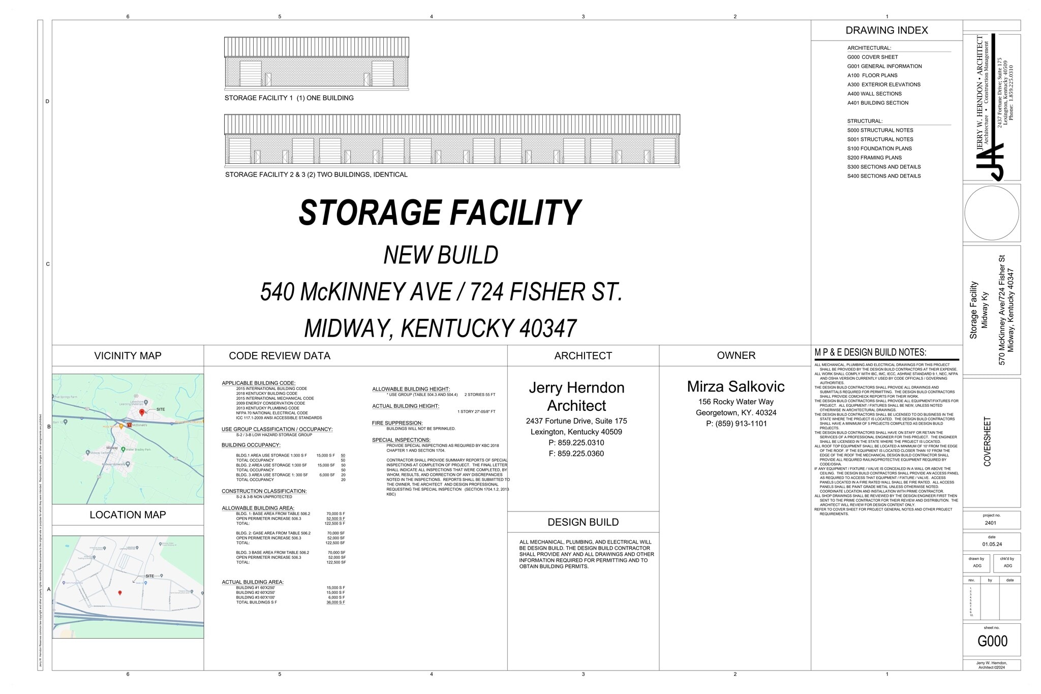540 McKinney Ave, Midway, KY à louer Plan de site– Image 1 sur 1
