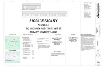 540 McKinney Ave, Midway, KY à louer Plan de site– Image 1 sur 1