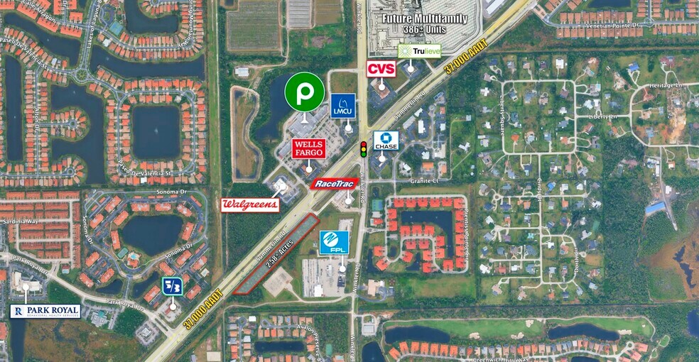 15881 Summerlin Rd, Fort Myers, FL à vendre - Photo de l’immeuble – Image 1 sur 4