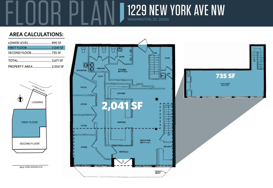 1229 New York Ave NW, Washington, DC à vendre Plan d’étage– Image 1 sur 1