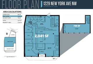 1229 New York Ave NW, Washington, DC à vendre Plan d’étage– Image 1 sur 1