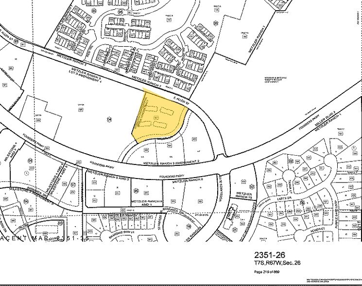 755 Maleta Ln, Castle Rock, CO à louer - Plan cadastral – Image 2 sur 5