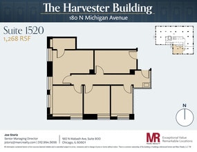 180 N Michigan Ave, Chicago, IL à louer Plan d’étage– Image 1 sur 6