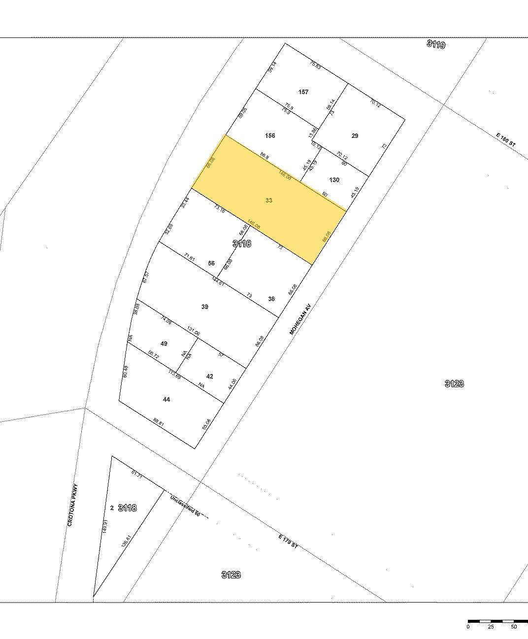 2083 Mohegan Ave, Bronx, NY à vendre Plan cadastral– Image 1 sur 2