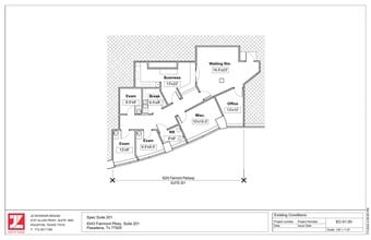 6243 Fairmont Pky, Pasadena, TX à louer Plan d’étage– Image 1 sur 1