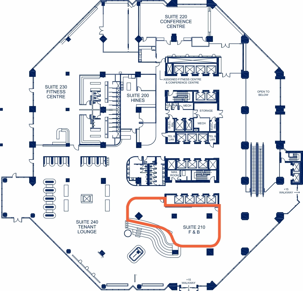 411 1st St SE, Calgary, AB à louer Plan d’étage– Image 1 sur 1