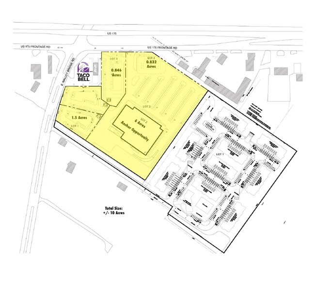 US 175 & Malloy Bridge Rd, Seagoville, TX à louer - Plan de site – Image 2 sur 2