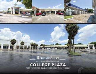 Plus de détails pour 7841-7899 Pines Blvd, Pembroke Pines, FL - Local commercial à vendre