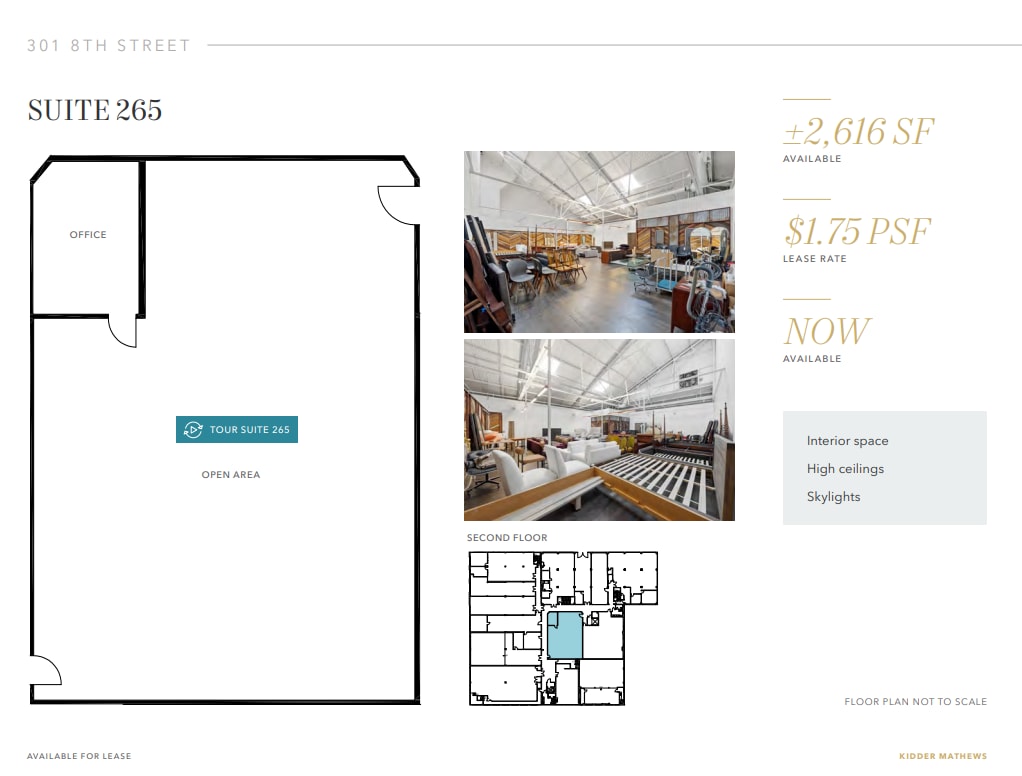 301-335 8th St, San Francisco, CA à louer Plan d’étage– Image 1 sur 1