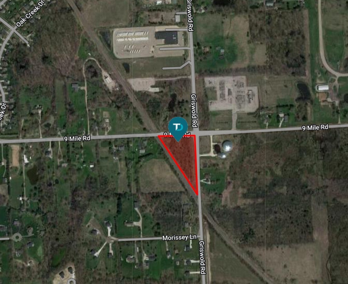 9 Mile Rd & Griswold, South Lyon, MI à vendre Photo de l’immeuble– Image 1 sur 2