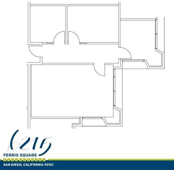 6215 Ferris Sq, San Diego, CA à louer Plan d’étage– Image 1 sur 2