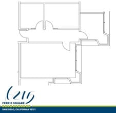 6215 Ferris Sq, San Diego, CA à louer Plan d’étage– Image 1 sur 2