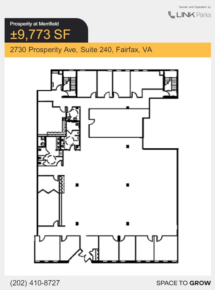 2701 Prosperity Ave, Merrifield, VA à louer Plan d’étage– Image 1 sur 1