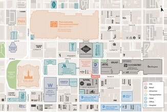 1113 Market St, Philadelphia, PA à louer Plan de site– Image 2 sur 8