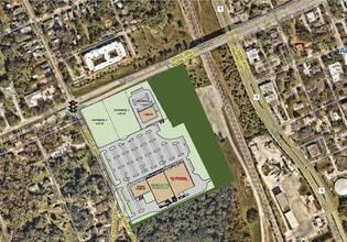 507 S Myrtle Ave, New Smyrna Beach, FL à louer Aérien– Image 2 sur 3