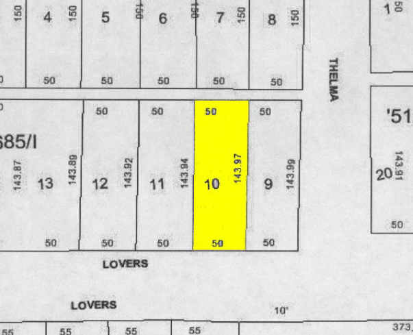 4551 W Lovers Ln, Dallas, TX à louer - Plan cadastral – Image 2 sur 2