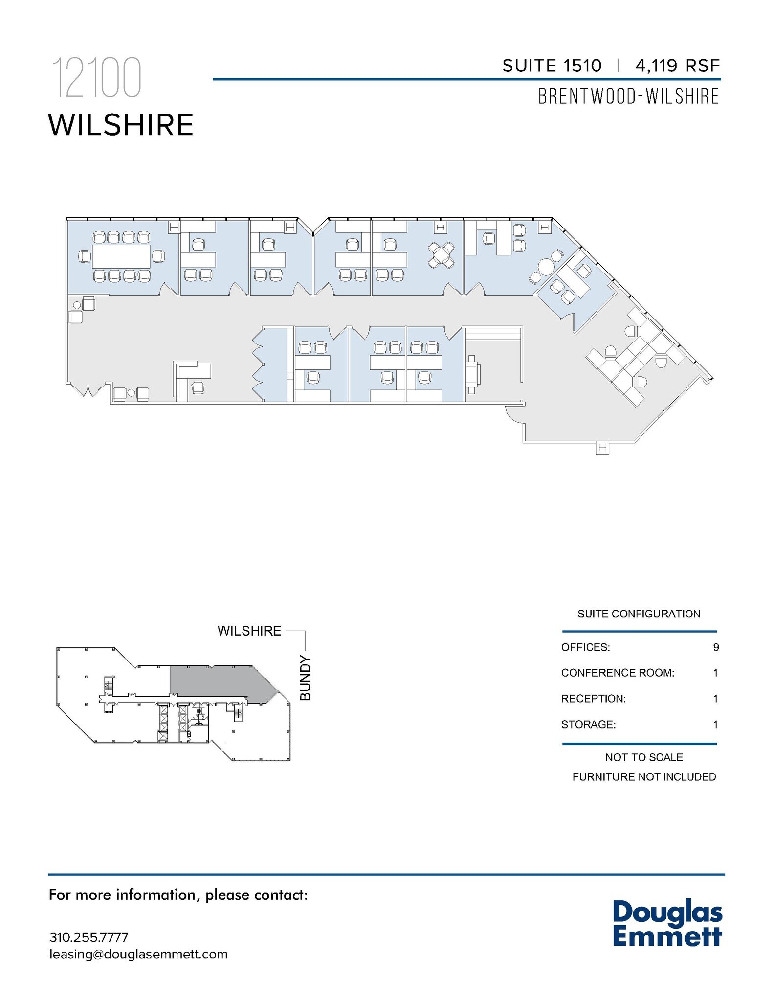 12100 Wilshire Blvd, Los Angeles, CA à louer Plan d’étage– Image 1 sur 1