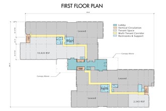 9800 Hillwood Pky, Fort Worth, TX à louer Plan d’étage– Image 1 sur 8