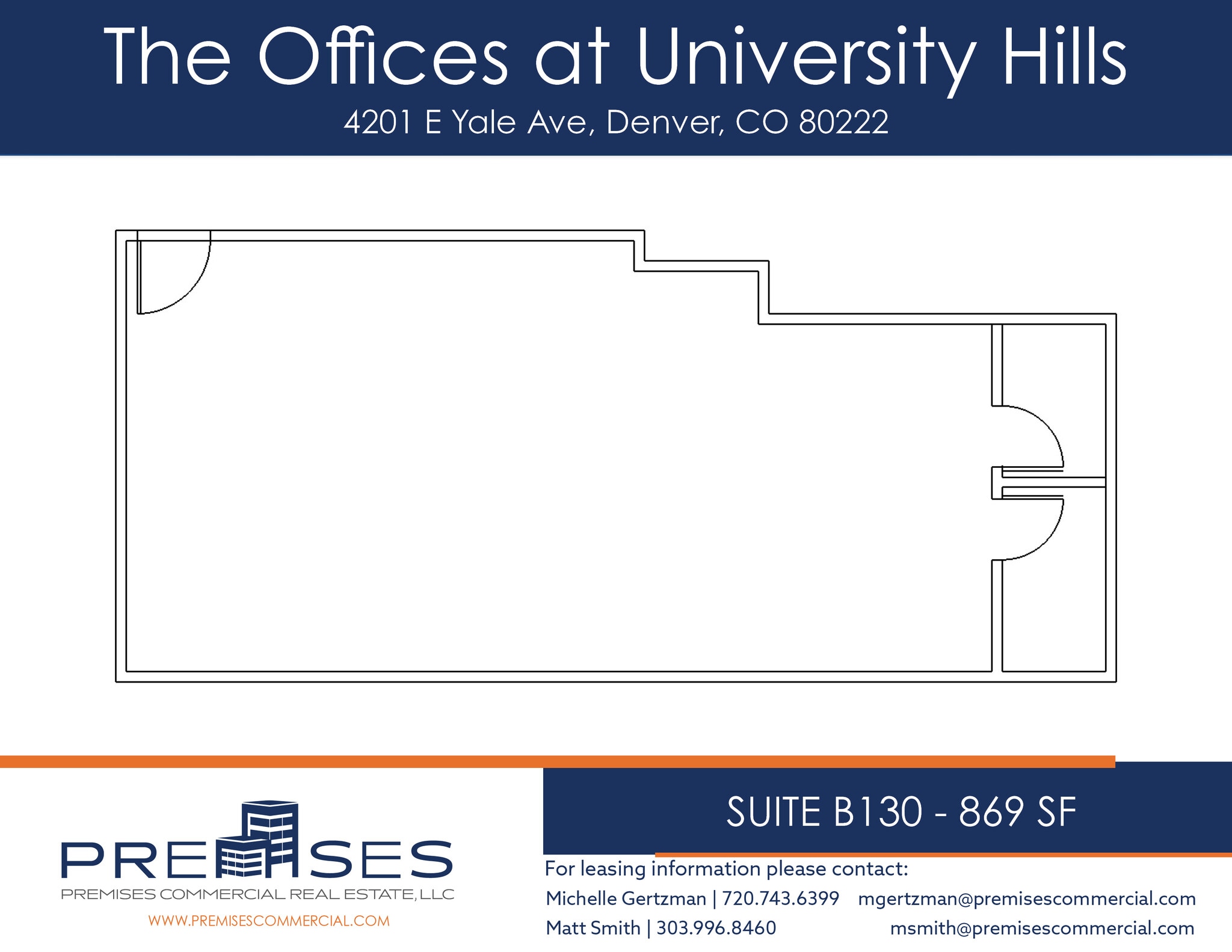 2696 S Colorado Blvd, Denver, CO à louer Plan d’étage– Image 1 sur 1