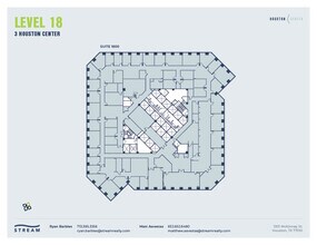 1301 McKinney St, Houston, TX à louer Plan d’étage– Image 1 sur 1