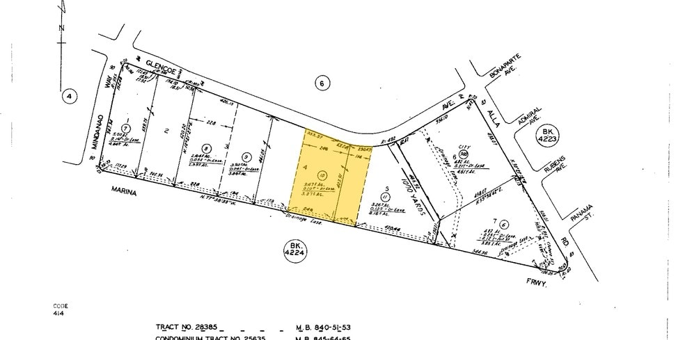 4551 Glencoe Ave, Marina del Rey, CA à louer - Plan cadastral – Image 2 sur 12