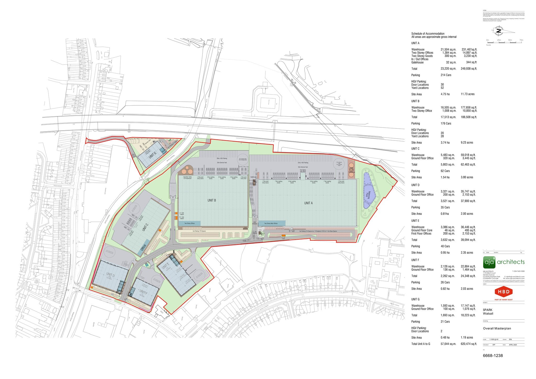 Spark Walsall, Ws2 9rz, Walsall à louer Plan de site– Image 1 sur 1