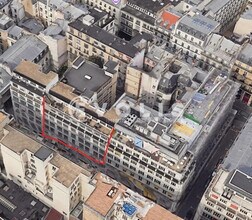 Paris - VUE AÉRIENNE  vue de carte