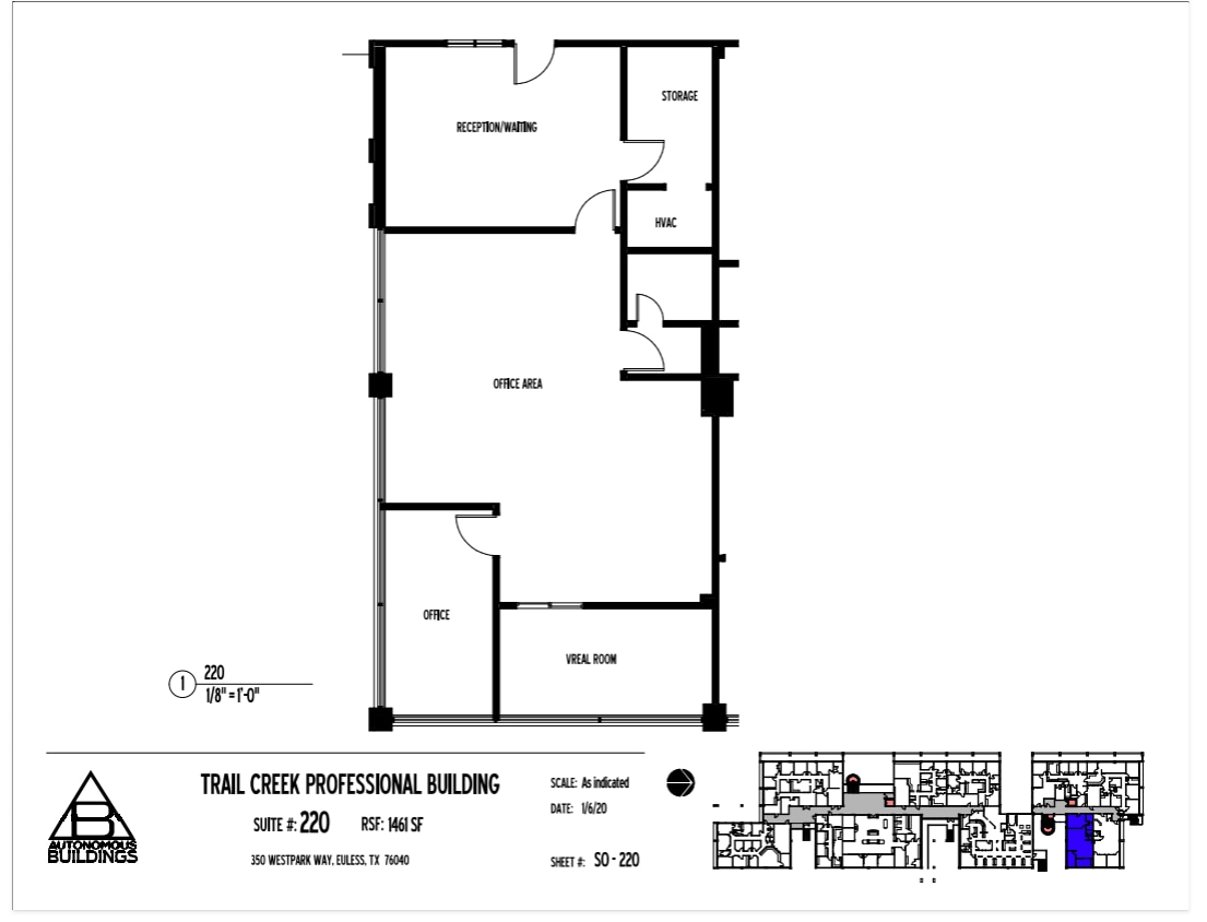 350 Westpark Way, Euless, TX à louer Plan d’étage– Image 1 sur 1
