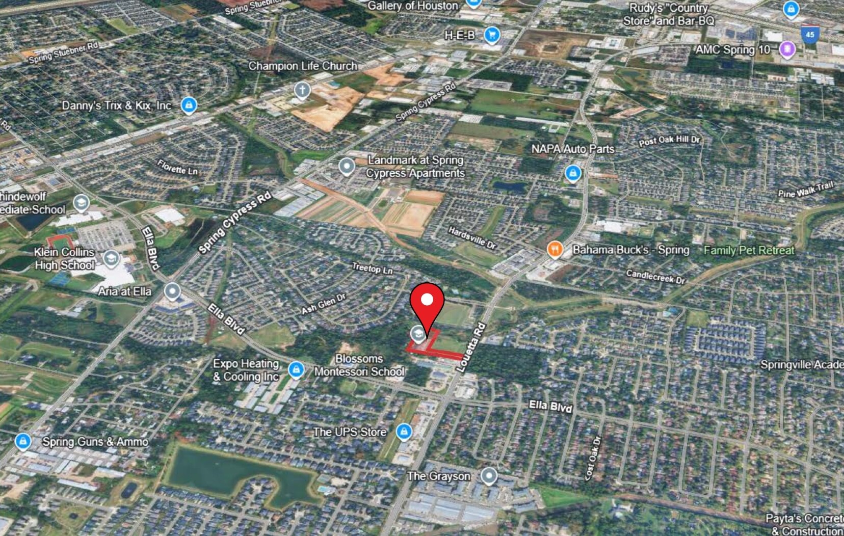 3700 Louetta Rd, Spring, TX à vendre Aérien– Image 1 sur 4