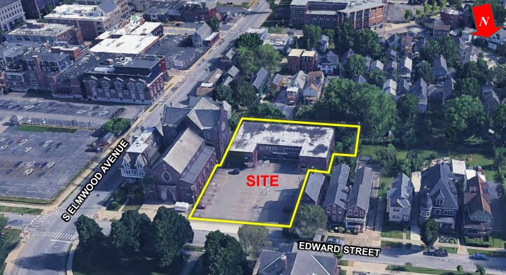 160 Edward St, Buffalo, NY à vendre - Aérien – Image 2 sur 3