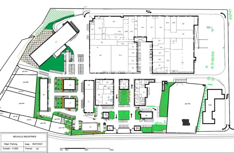 Local d’activités dans Neuville-sur-Saône à louer - Plan de site – Image 2 sur 11