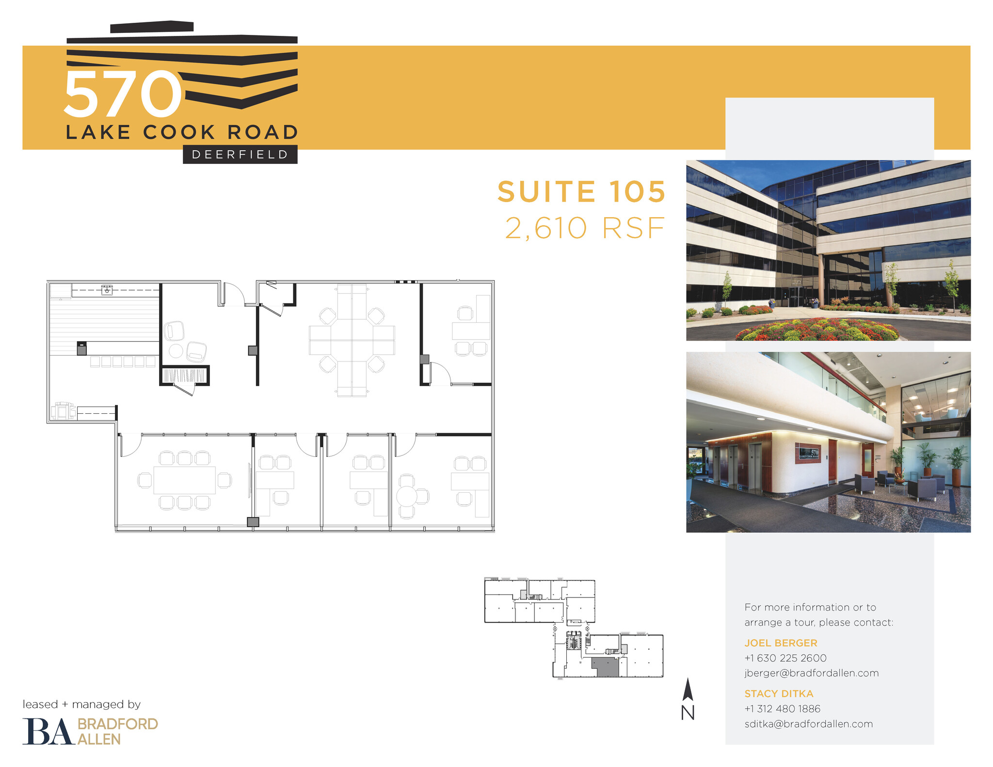 570 Lake Cook Rd, Deerfield, IL à louer Plan d’étage– Image 1 sur 1