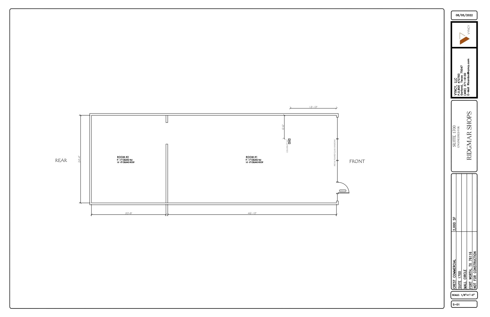 1700-1760 Mall Cir, Fort Worth, TX à louer Plan de site– Image 1 sur 1