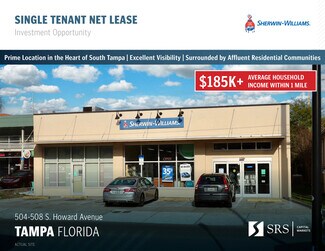 Plus de détails pour 504 S Howard Ave, Tampa, FL - Local commercial à vendre
