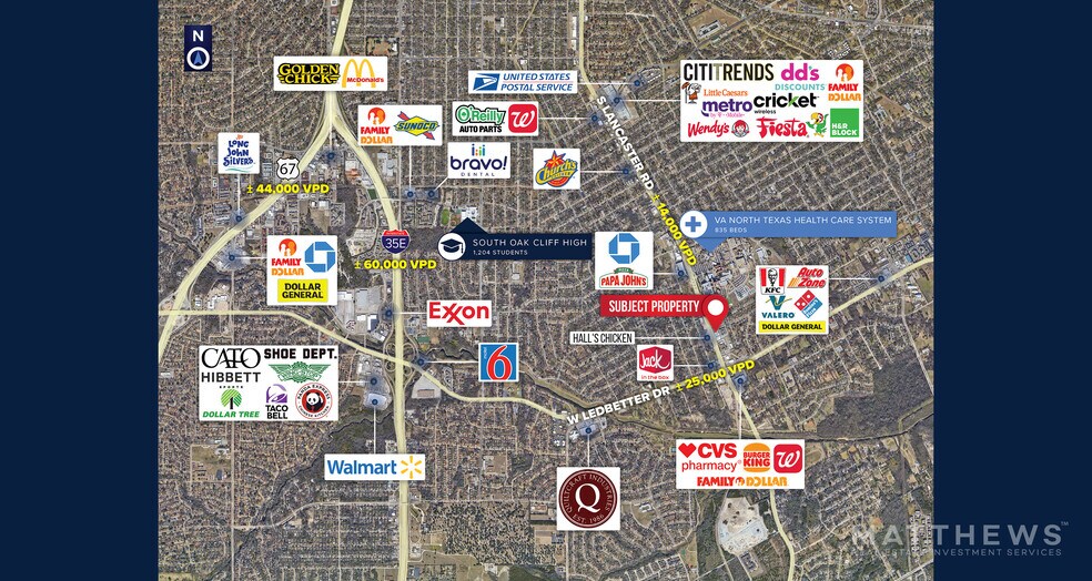 4848 S Lancaster Rd, Dallas, TX à louer - Photo de l’immeuble – Image 3 sur 4