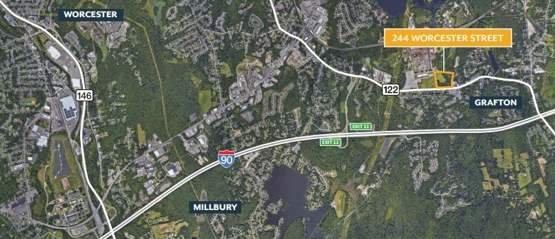 244 Worcester St, North Grafton, MA à vendre - Photo principale – Image 1 sur 1