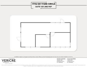 17752 Sky Park Cir, Irvine, CA à louer Plan d’étage– Image 1 sur 1