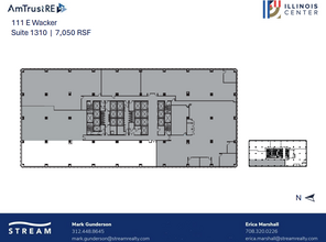 111 E Wacker Dr, Chicago, IL à louer Plan d’étage– Image 1 sur 1