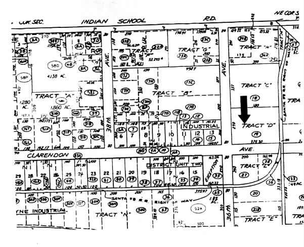 3550 W Clarendon Ave, Phoenix, AZ à louer - Plan cadastral – Image 2 sur 9