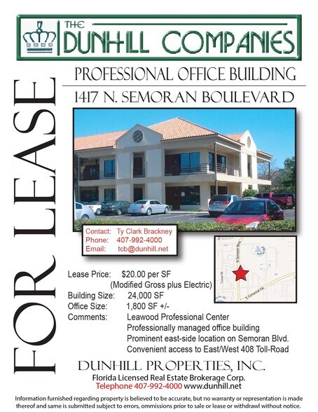 1417 N Semoran Blvd, Orlando, FL à louer - Photo de l’immeuble – Image 2 sur 11