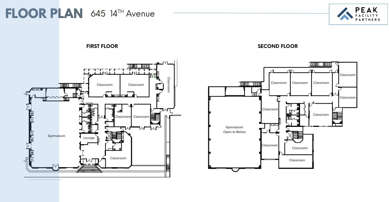 645 14th Ave, San Francisco, CA à louer Plan d’étage– Image 1 sur 2