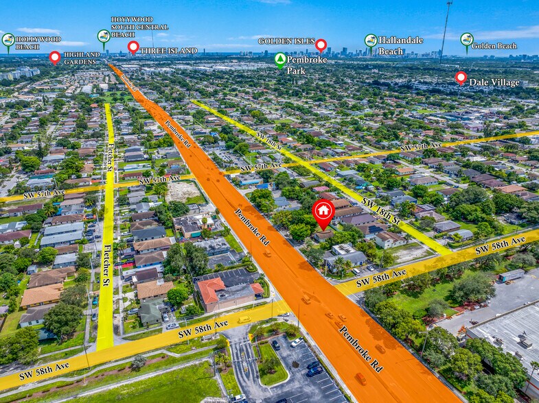 5740 Pembroke Rd, West Park, FL à vendre - Photo de l’immeuble – Image 3 sur 9