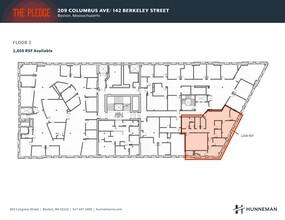 209 Columbus Ave, Boston, MA à louer Plan de site– Image 1 sur 1