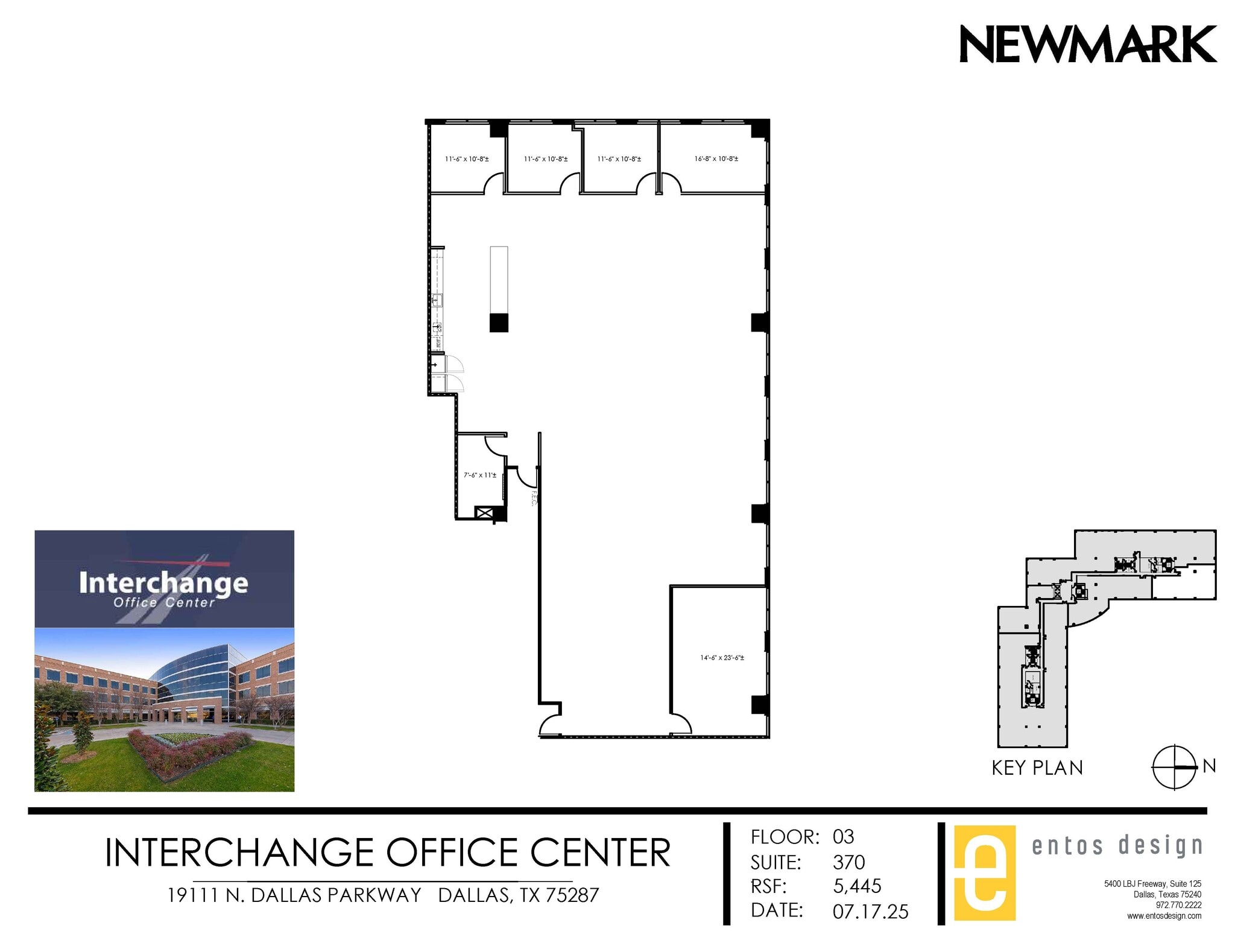 19111 N Dallas Pky, Dallas, TX à louer Plan d’étage– Image 1 sur 1