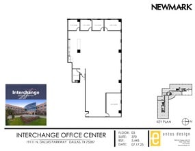 19111 N Dallas Pky, Dallas, TX à louer Plan d’étage– Image 1 sur 1