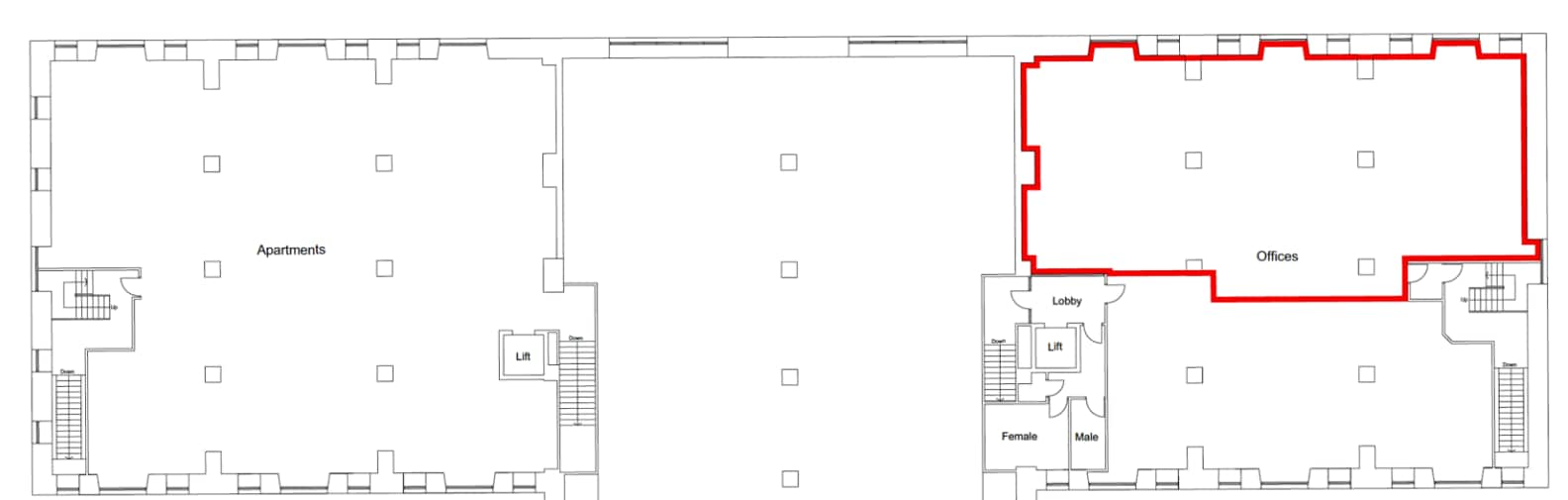 Castlefield, Manchester à louer Plan d’étage– Image 1 sur 3
